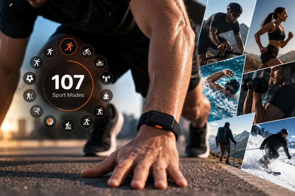 107 modes sportifs